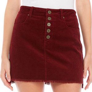 Indigo Rein Corduroy Mini Skirt, Size 9